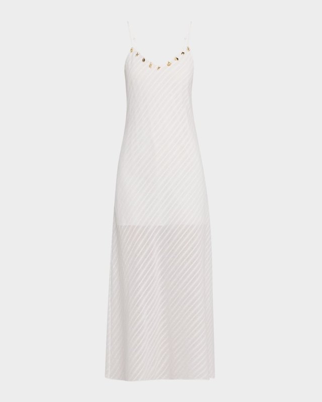 Marcella Stripe Charm Maxi Dress
